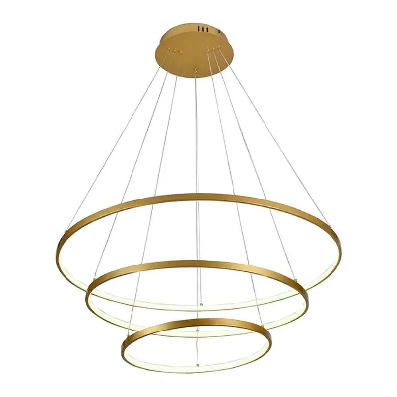Lustre Pendente Sindora Dcd015002 Dourado Led Bivolt - SINDORA