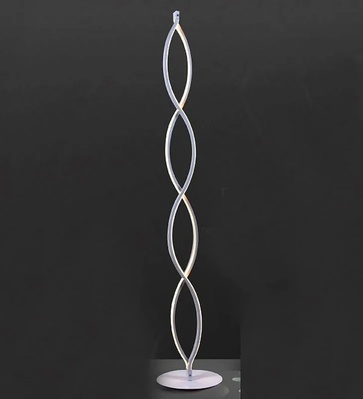 Luminária de Chão LED de Alumínio Branco e Silicone 46W 3000K Bivolt 22x142cm - Sindora DCD015028