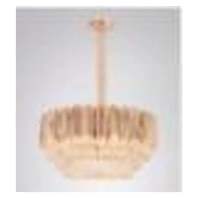 Lustre de Cristal e Metal Dourado 21 Lâmpadas E14 78x40cm - Sindora DCD00225