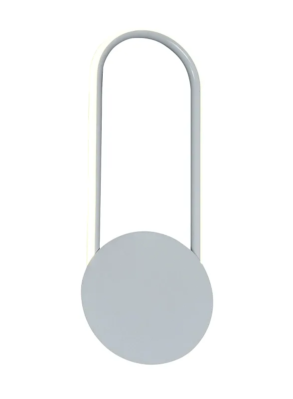 Arandela Ø46x18x3,7CM 16W 3000K BIVOLT METAL BRANCO+ACRILICO CX:52x23x09CM 0,9KG Sindora DCB015075