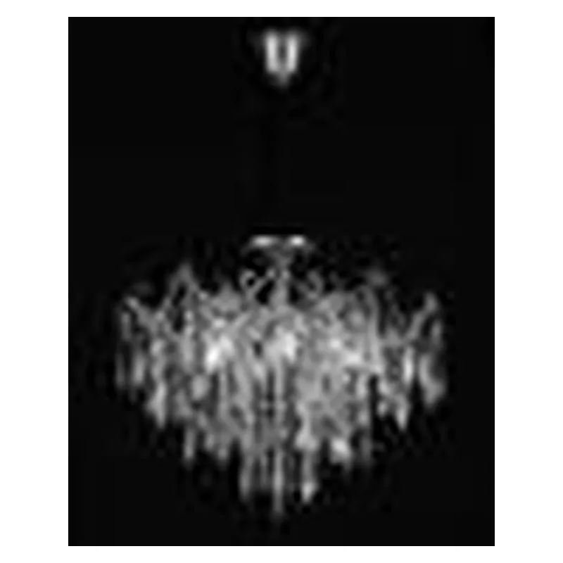 Pendente de Cristal e Metal Cromado 6 Lâmpadas E14 60x50cm - Sindora DCD00429