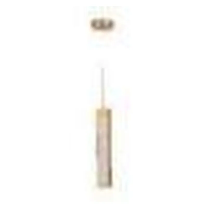 Pendente LED de Cristal Dourado e Metal 5W 3000K Bivolt 2x5x30cm - Sindora DCD02136