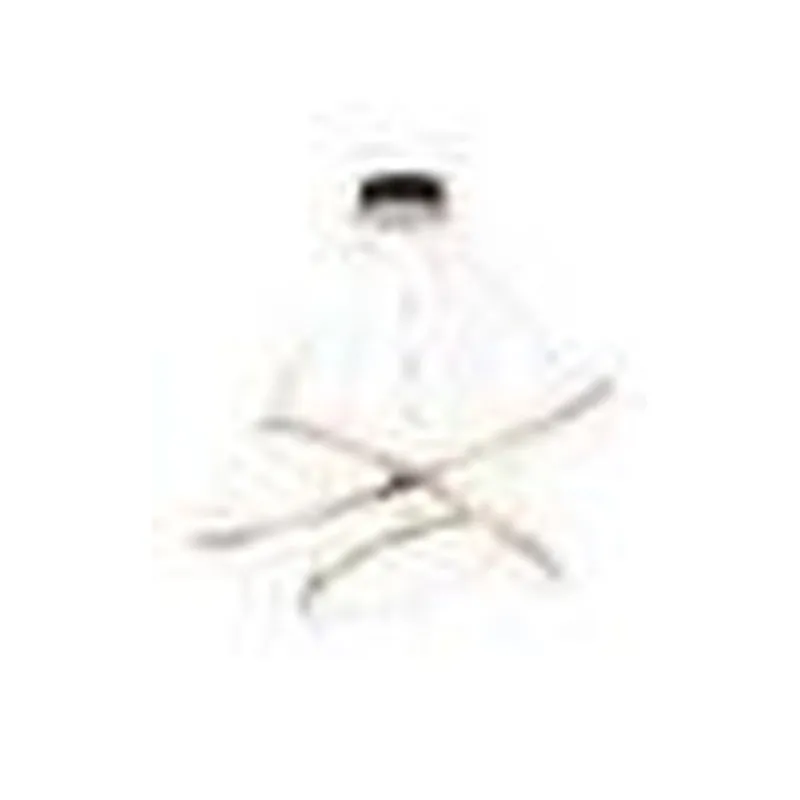 Pendente LED de Inox Rosé e Silicone 55W 3000K Bivolt 40x60x80cm - Sindora DCD01255