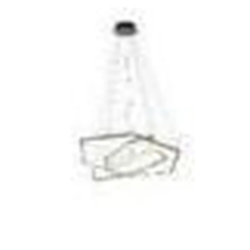 Pendente Hexagonal LED de Inox Rosé e Silicone 68W 3000K Bivolt 51x71x91cm - Sindora DCD01261