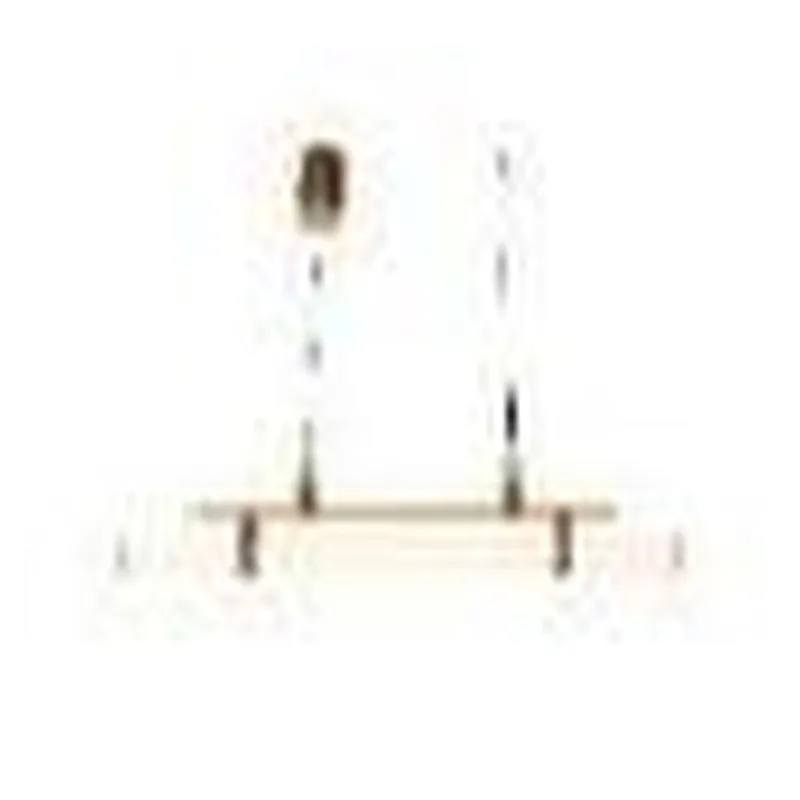 Pendente LED de Alumínio Dourado e Acrílico 31W 3000K Bivolt 80cm - Sindora DCD015076