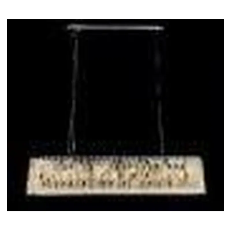 Pendente de Cristal e Metal Dourado 15 Lâmpadas E14 99x30x32cm - Sindora DCD00265