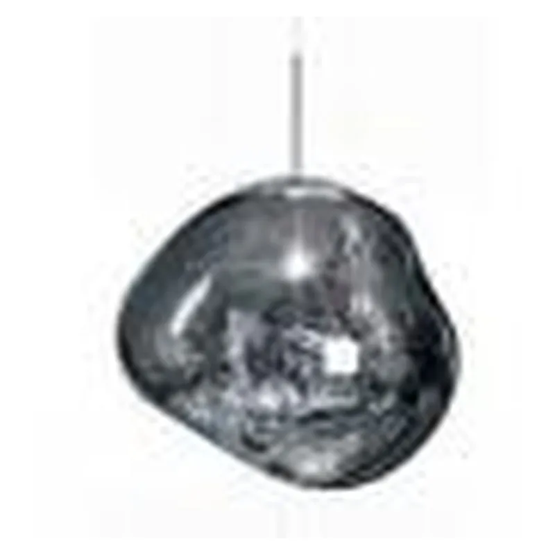 Pendente de Metal Prata 1 Lâmpada E27 27x27cm - Sindora DCD01714