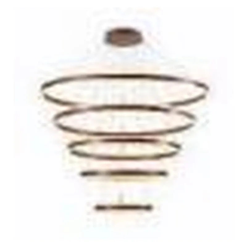 Lustre LED de Alumínio e Acrílico Luz Direta e Indireta 500W 3000K 40x60x80x100x120cm - Sindora DCD03020
