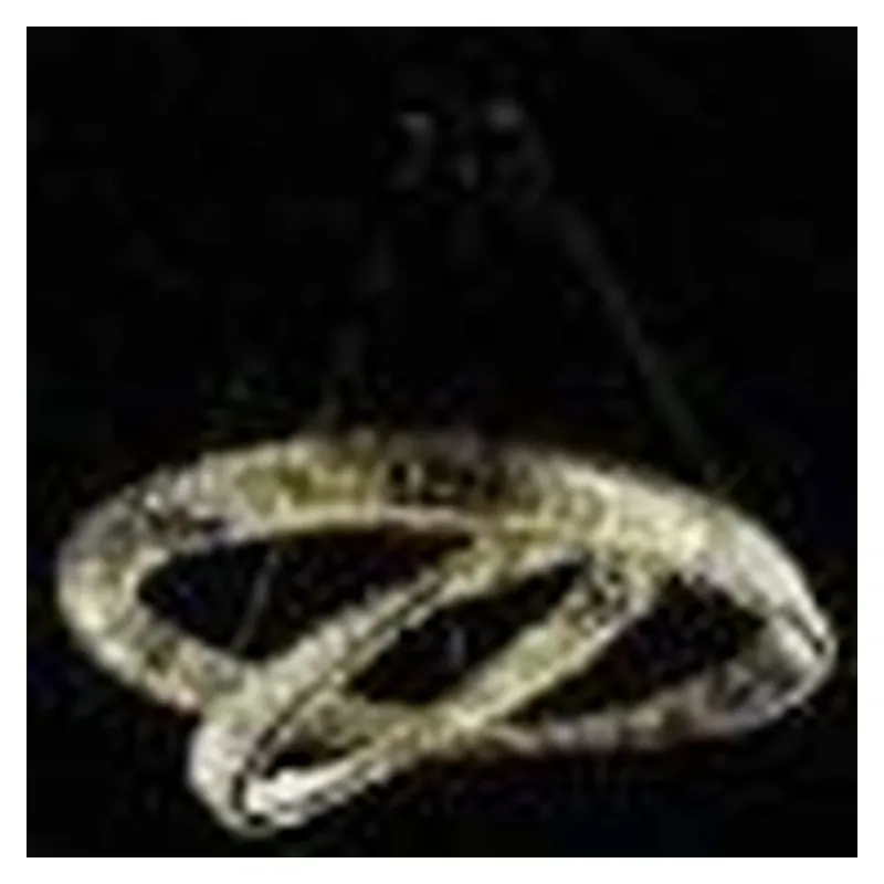 Pendente LED de Cristal e Metal Dourado 80W 3000K Bivolt 60x80cm - Sindora DCD00789