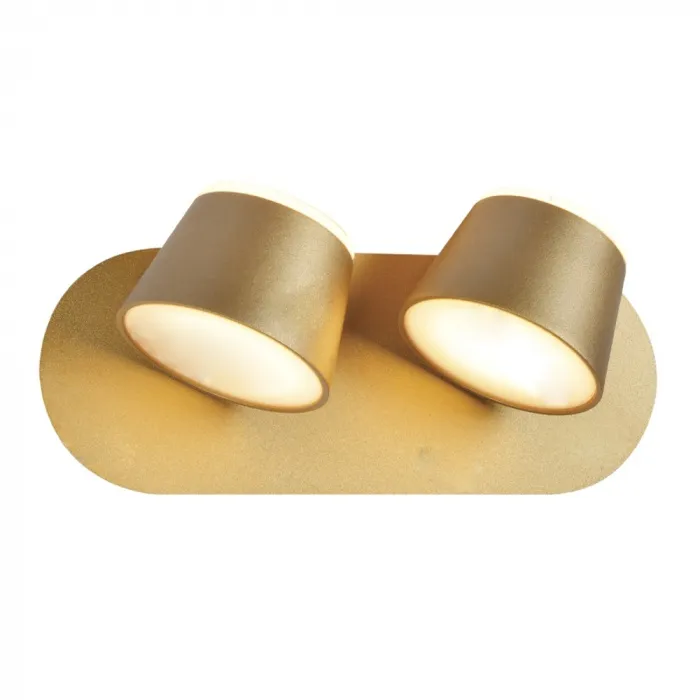 Arandela - LUZ DIRETA E INDIRETA Ø26x12CM 28W 3000K 2800LM BIVOLT METAL DOURADO+ACRILICO CX:13x27x13CM 1KG Sindora DCB03080