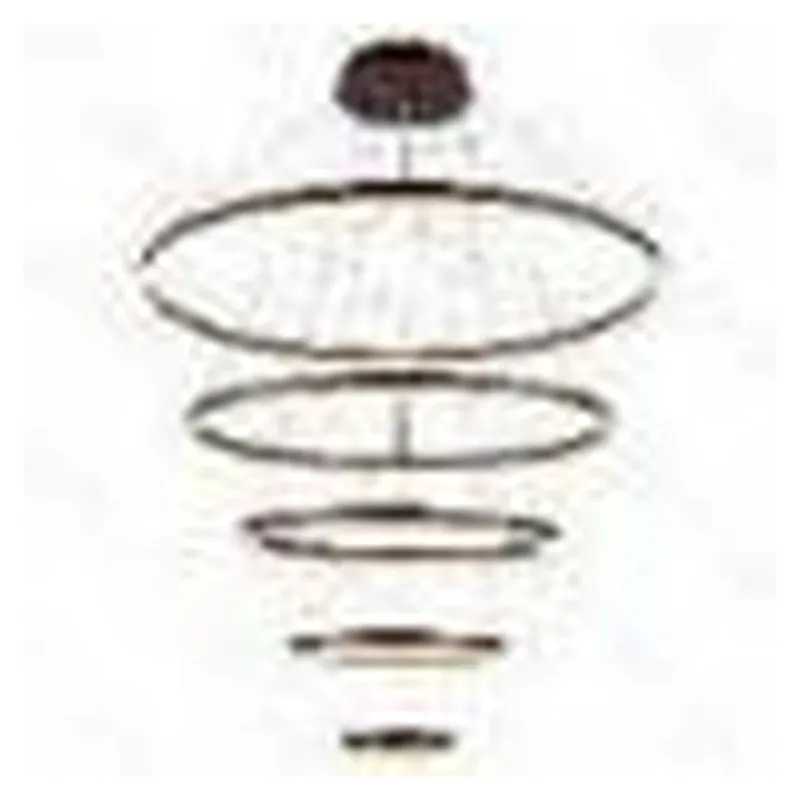 Lustre LED de Alumínio e Acrílico Luz Direta 188W 3000K Bivolt 20x40x60x80x100cm - Sindora DCD03092
