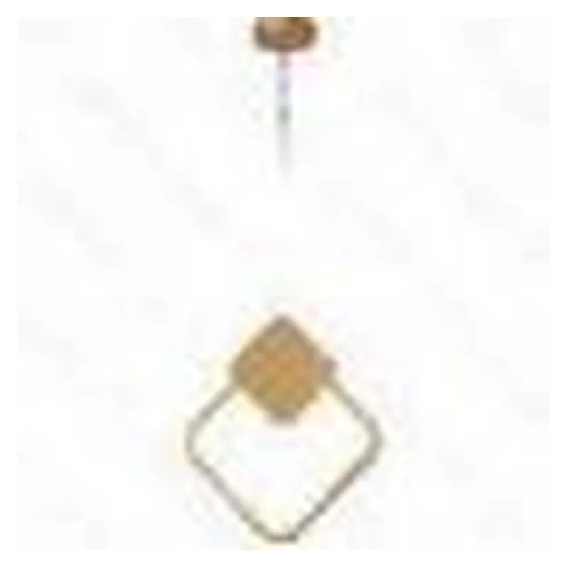 Pendente LED de Metal Dourado e Silicone 14W 3000K Bivolt 29x25,3cm - Sindora DCD03098