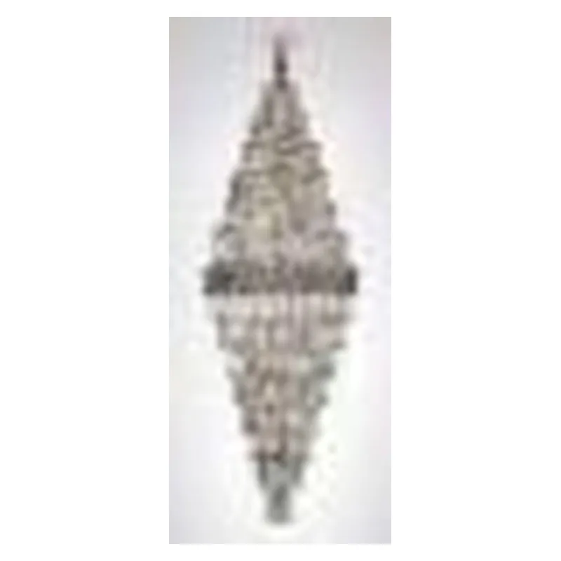 Lustre de Cristal e Inox Dourado 27 Lâmpadas E14 60x165cm - Sindora DCD03939