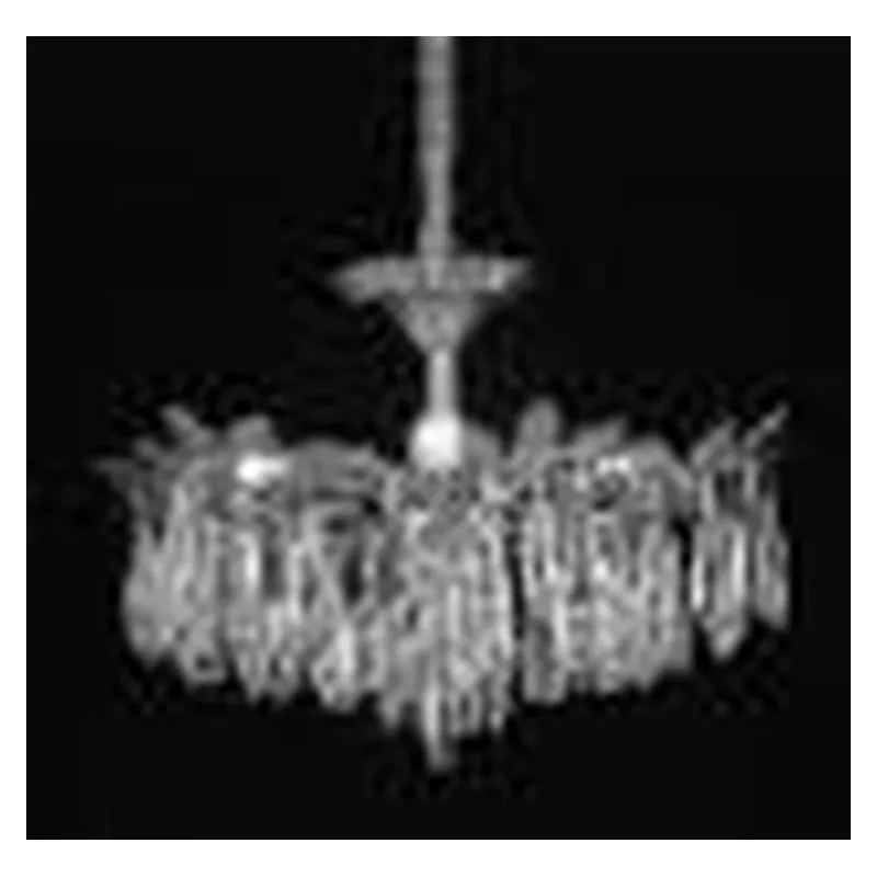 Pendente de Cristal e Metal Cromado 5 Lâmpadas E14 50x35cm - Sindora DCD00484