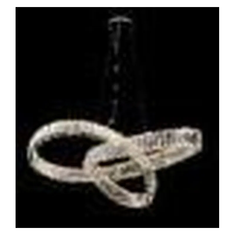Pendente LED de Cristal e Metal Dourado 72W 3000K Bivolt 80cm - Sindora DCD02808