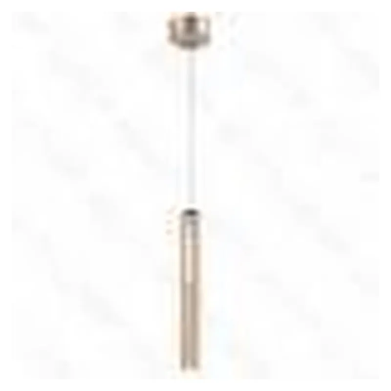 Pendente LED de Metal Dourado e Acrílico 7W 3000K Bivolt 32,5x4cm - Sindora DCD01825