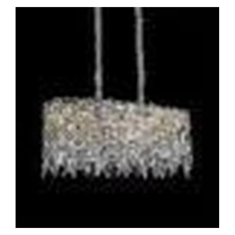 Lustre de Cristal e Metal Cromado 16 Lâmpadas E14 96x34x45cm - Sindora DCD00290