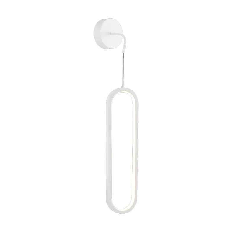 Arandela Ø40CM 18W 1260LM 3000K BIVOLT METAL BRANCO+SILICONE CX MASTER:57x28x30CM 5,4KG (10 UN.) CX UN.:14x5x56CM 0,4KG Sindora DCB03167