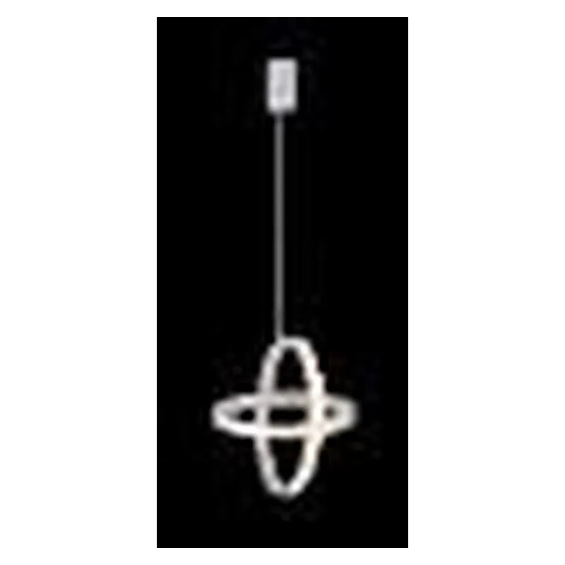 Pendente LED de Metal Branco e Silicone 26W 3000K Bivolt 18x18x24cm - Sindora DCD03207