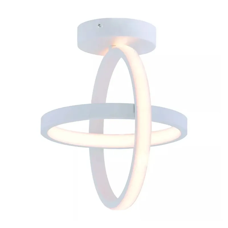 Plafon Ø25x22CM 26W 1820LM 3000K BIVOLT ALUMINO BRANCO+SILICONE CX:21x21x27CM 0,5KG Sindora DCX03213