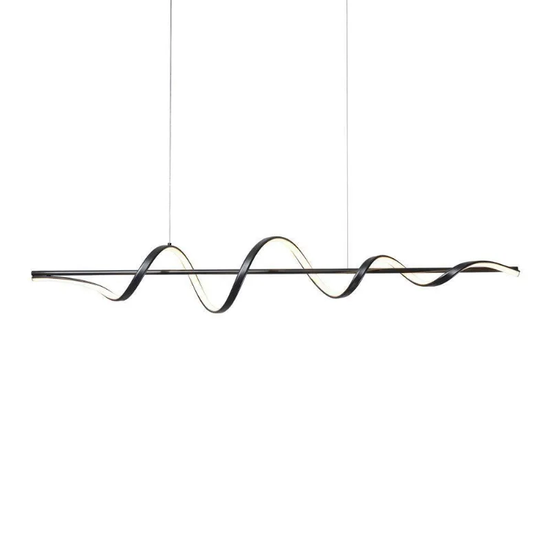 Lustre Pendente Sindora Dcd03249 Preto Led Bivolt