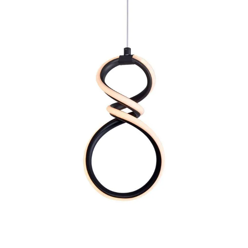 Lustre Pendente Sindora Dcd03255 Preto Led Bivolt - SINDORA