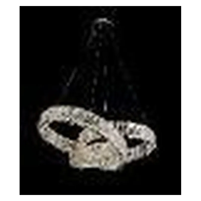 Pendente LED de Cristal e Metal Cromado 90W 3000K Bivolt 80cm - Sindora DCD02860