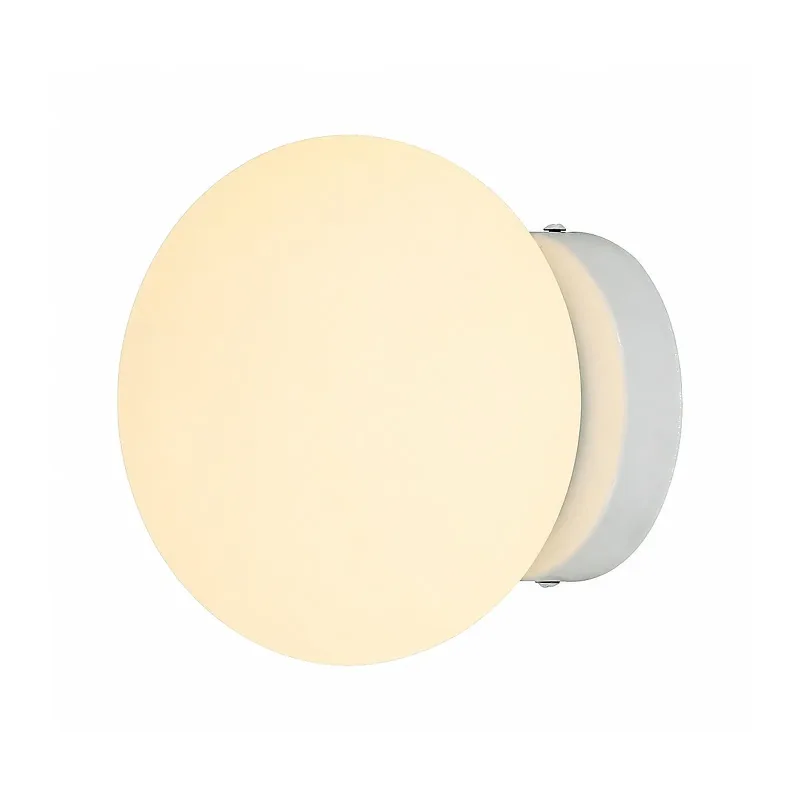 Arandela 18x14CM G9x1 METAL BRANCO+VIDRO BRANCO VIDRO:18x12CM CX:33x24x20CM 0,7KG Sindora DCB04119