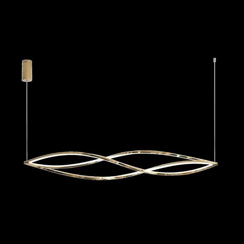 Luminária de Chão de Inox Dourado 65W 3000K Bivolt 23x180cm - Sindora DCD06223