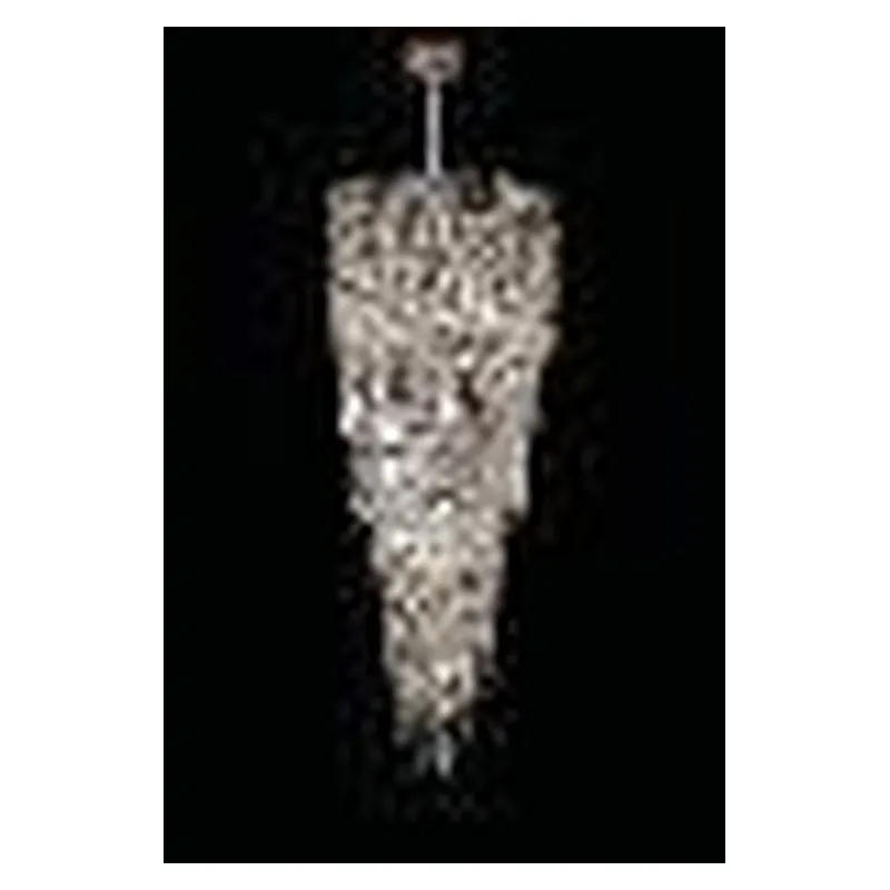 Lustre de Cristal e Metal Dourado 31 Lâmpadas E14 60x160cm - Sindora DCD01014