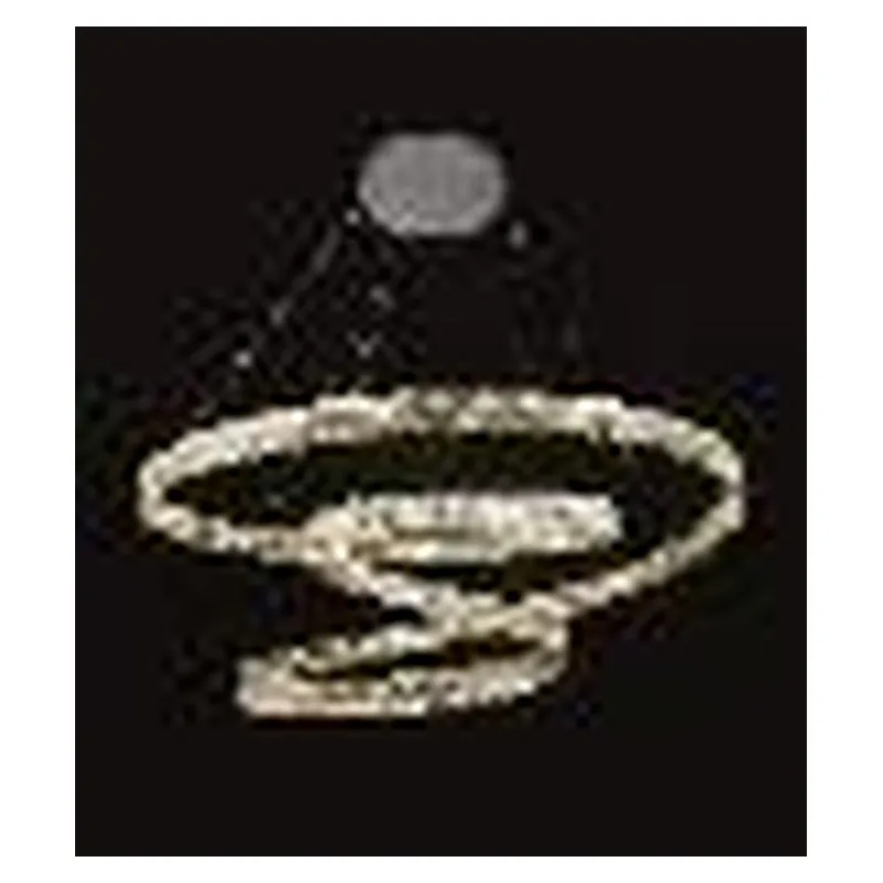 Lustre LED de Cristal e Inox Cromado 320W 3000K Bivolt 150x65cm - Sindora DCD01015