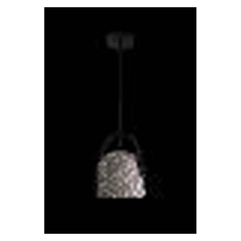 Pendente de Metal e Concreto com Pedra 1 Lâmpada E27 15,5x22cm - Sindora DCD02605