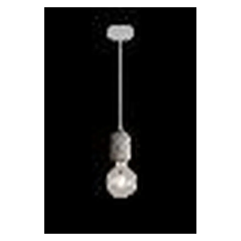 Pendente de Metal e Concreto com Pedra 1 Lâmpada E27 6x9cm - Sindora DCD02608