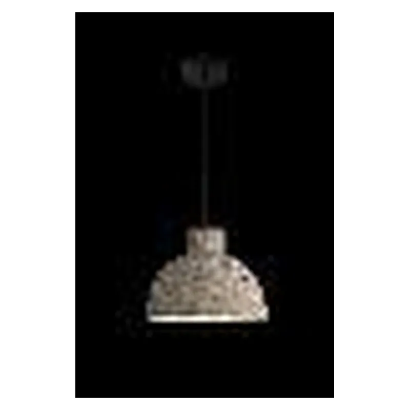 Pendente de Metal e Concreto com Pedra 1 Lâmpada E27 20,5x17cm - Sindora DCD02625