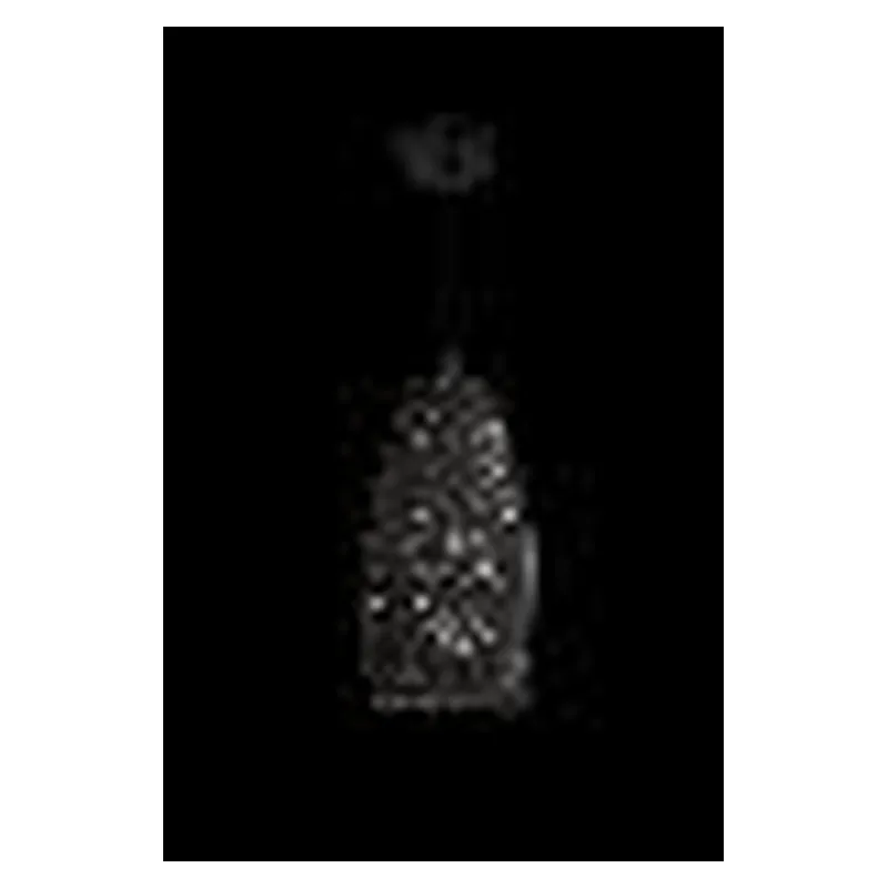 Pendente de Metal e Concreto Preto com Pedra 1 Lâmpada E27 12x26cm - Sindora DCD02626