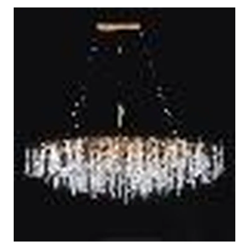 Lustre de Cristal e Metal Dourado 15 Lâmpadas E14 150x50cm - Sindora DCD06565