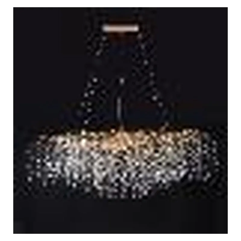 Lustre de Cristal e Metal Dourado 15 Lâmpadas E14 150x50cm - Sindora DCD06571