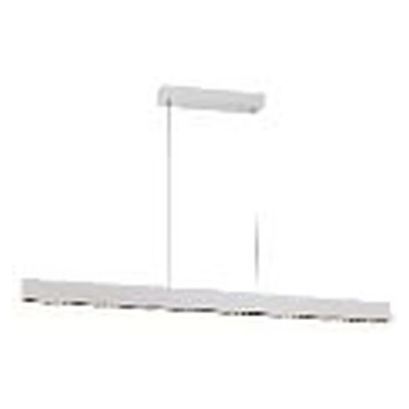 Pendente de Metal Branco e Acrílico 29W 3000K Bivolt 121x2,5x6cm - Sindora DCD01839