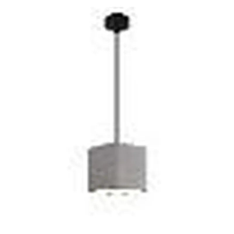 Pendente de Metal e Concreto 1 Lâmpada E27 15x15x15cm - Sindora DCD02644