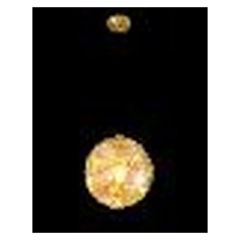 Pendente de Vidro Âmbar e Metal Bronze 3 Intensidades de Luz 1 Lâmpada E27 3000K 30x30cm - Sindora DCD04142
