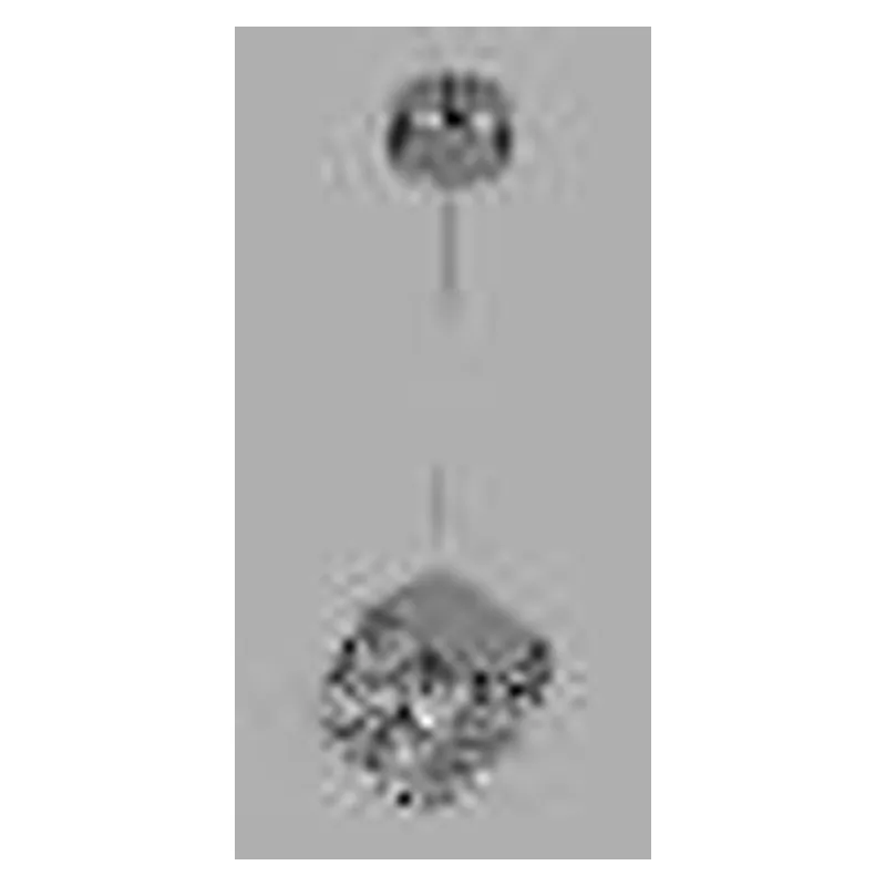 Pendente de Cristal e Inox Cromado 9W 3000K Bivolt 11cm - Sindora DCD02947