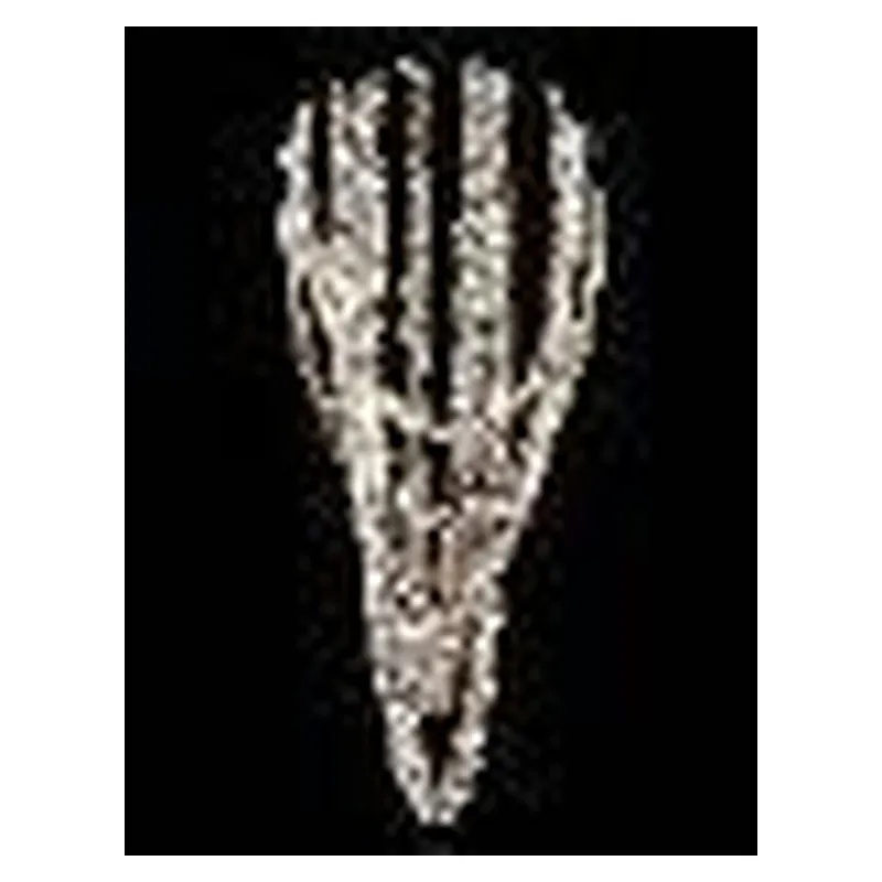 Lustre LED de Cristal e Metal Cromado 315W 3000K Bivolt 80x250cm - Sindora DCD02952