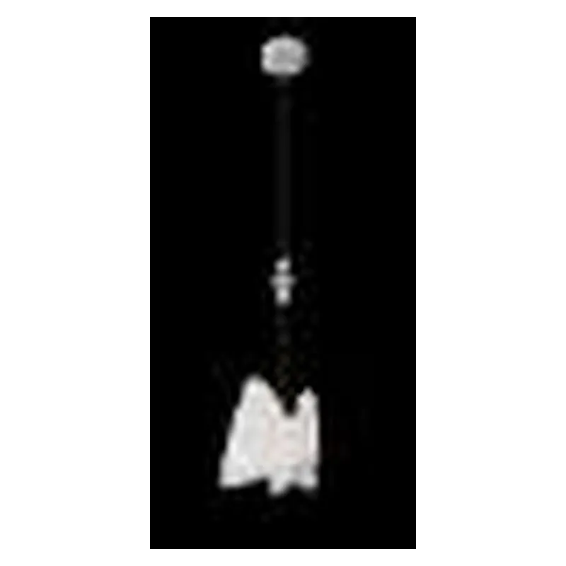 Pendente Borboleta LED de Metal Cromado e Acrílico 6W 3000K Bivolt 22x20cm - Sindora QD05102