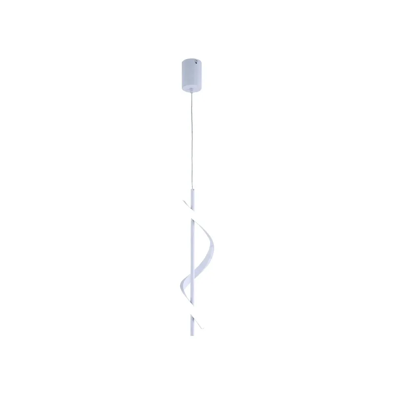 Pendente LED de Metal Branco e Silicone 14W 2 Temperaturas (3000K/6000K) Bivolt 12x40cm - Sindora QD05305