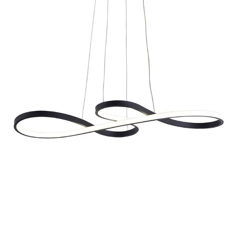 Lustre Pendente Sindora Qd05316 Preto Led Bivolt - SINDORA