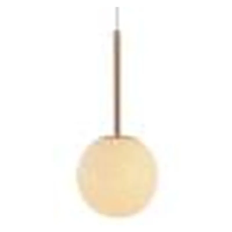 Pendente de Metal Dourado e Pedra Soquete G9 12x24cm - Sindora QD05189