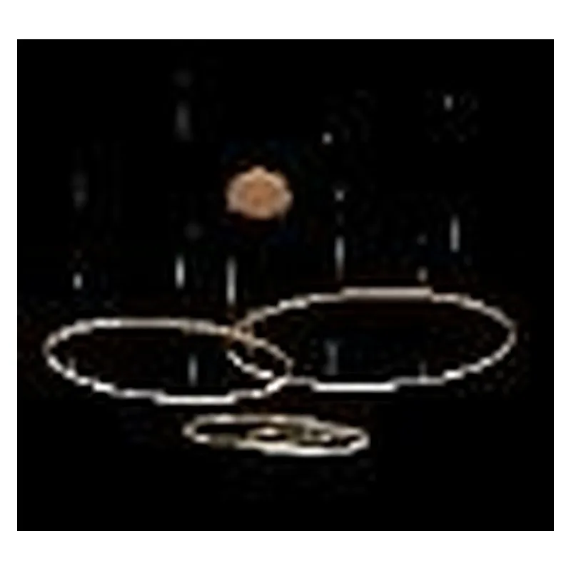 Pendente LED de Metal Dourado e Silicone 188W 3000K Bivolt 40x60x80x100cm - Sindora QD05364