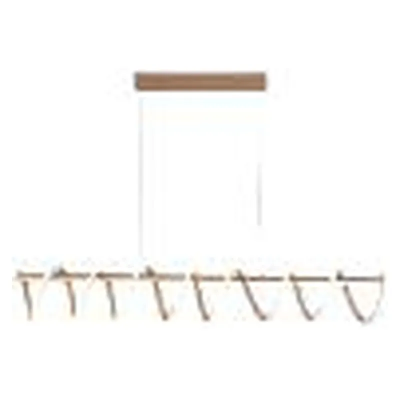 Pendente de Metal Dourado e Silicone 103W 3000K Bivolt 120x18cm - Sindora QD05368