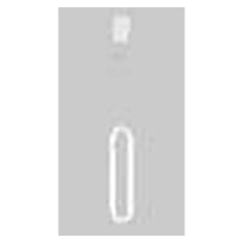 Pendente LED de Metal Branco e Silicone 18W 3000K Bivolt 10x40cm - Sindora QD05398
