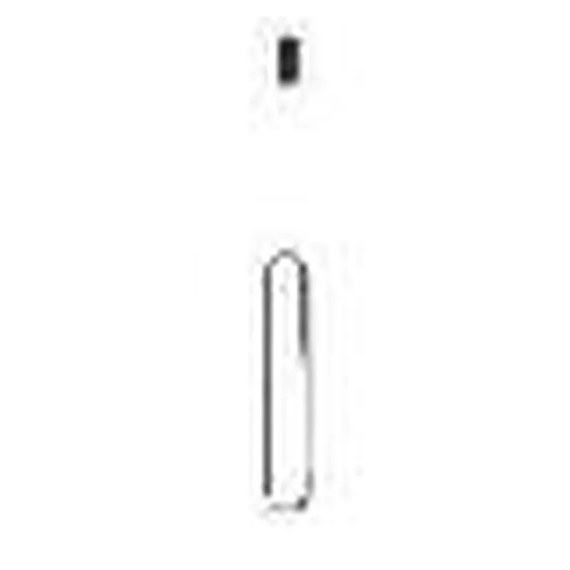 Pendente LED de Metal Preto e Silicone 27W 3000K Bivolt 10x60cm - Sindora QD05400